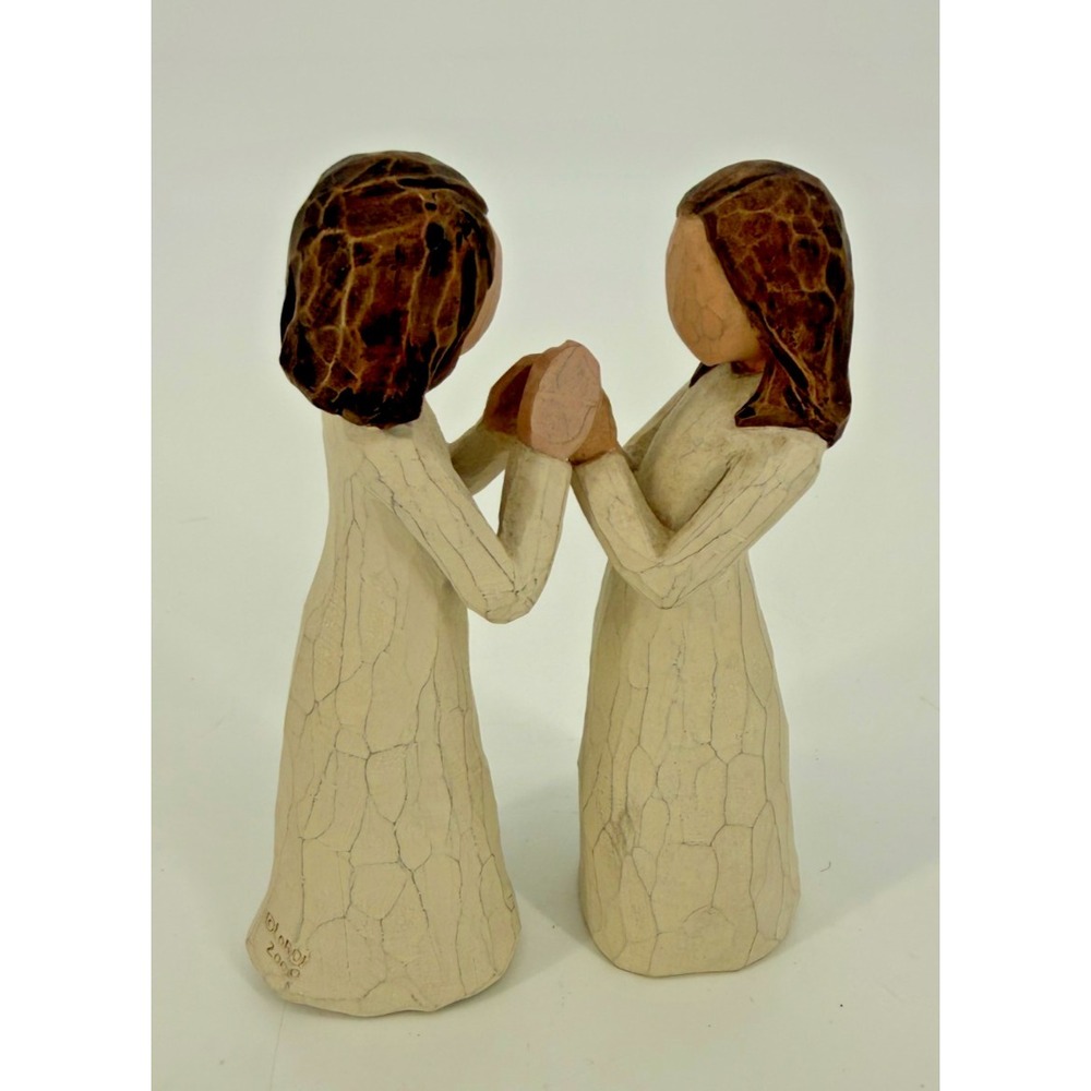 Willow Tree "Sisters by Heart" Figurines – Susan Lordi Demdaco 2000 Pair